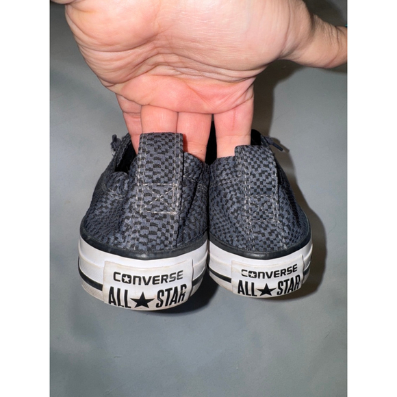 Converse Chuck Taylor All Star Shoreline Slip-On Sneakers Sharkskin Grey EUC 7 - Picture 4 of 6